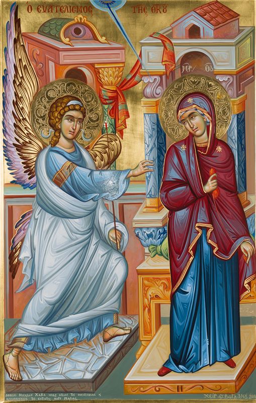 Ο Ευαγγελισμός της Θεοτόκου, φορητή εικόνα